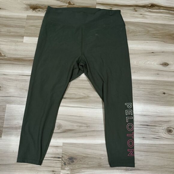 Peloton Green Logo Leggings Women’s 3XL - Picture 1 of 3